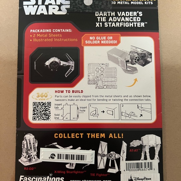 3/$45 Star Wars Metal Earth 3d model kit - Picture 2 of 2
